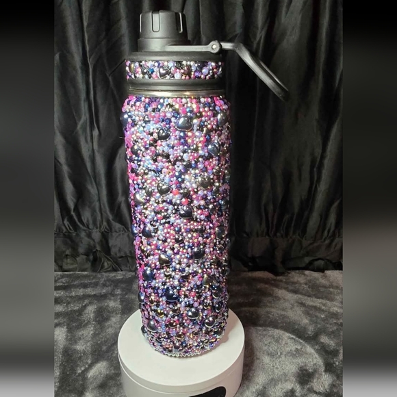 Beaded Multicolor Tumbler - Picture 1 of 11